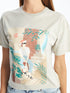 LC Waikiki Crew Neck Printed Short Sleeve Women's T-shirt